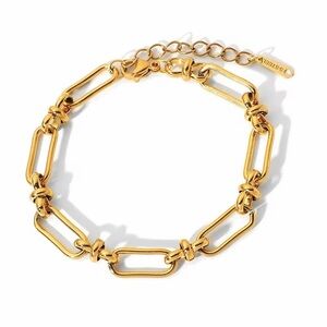18K Gold Plated Link Chain Bracelet